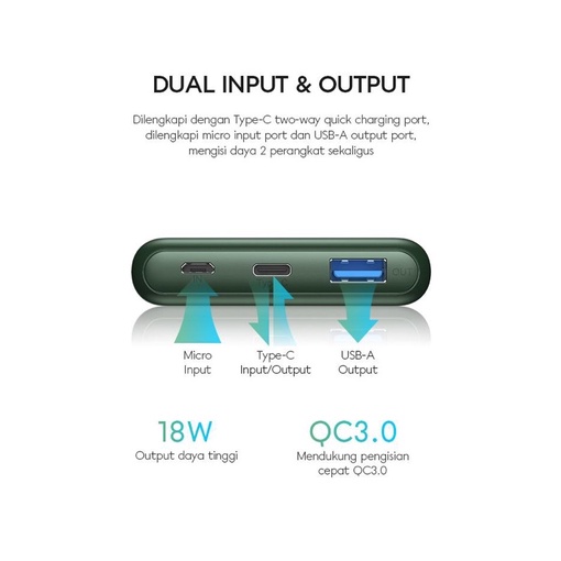 PROMO POWERANK VIVAN M10 10000MAH ORIGINAL QUICK CHARGING