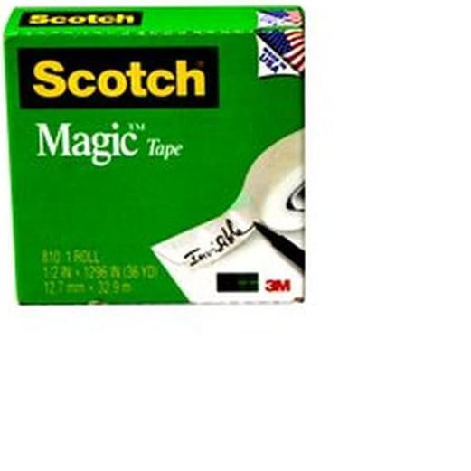 

✼ 3M Scotch 810 Magic Tape 1/2 in x 36 Y Ω