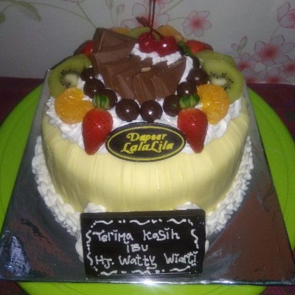 

Cheese Cake Japanese Fruit / Mix Keju Gondrong / Kue Ultah / Kue Ulang Tahun