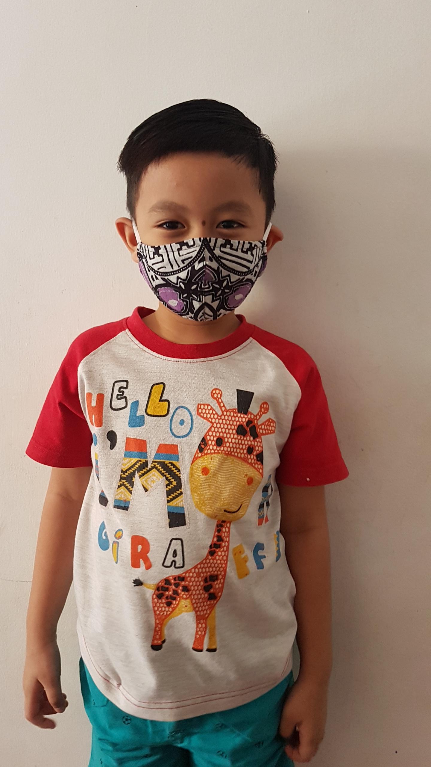 Masker Batik Anak Premium