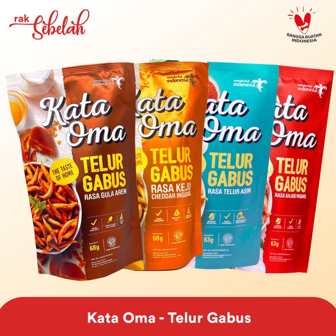 

PROMO Telor Gabus Kata Oma 68gr MURAH