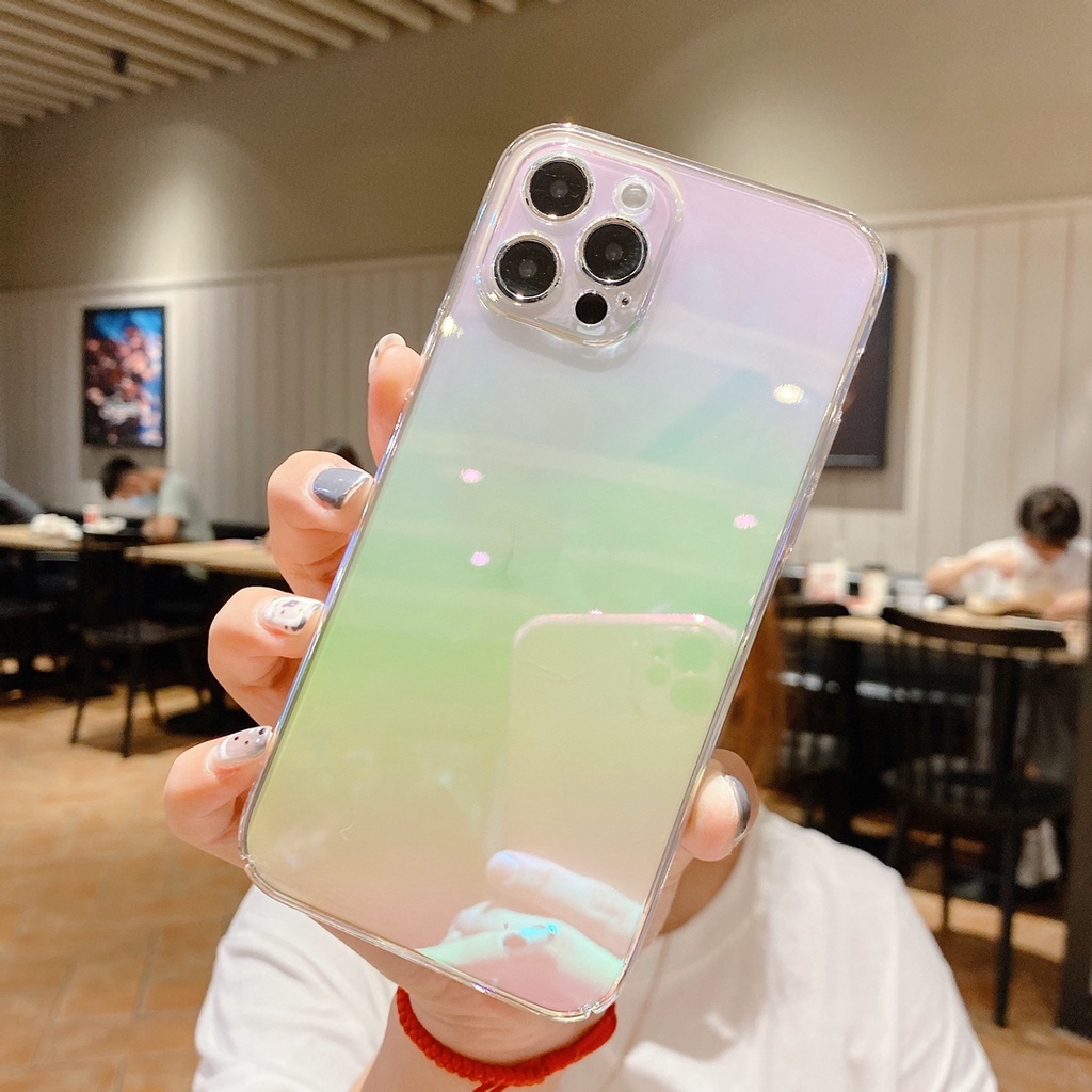 Soft Case Hp Gambar Aurora Untuk Iphone 12 / 11promax / X / Xr / Xs Max / 7 + / 8plus / Se 2020 / 12mini