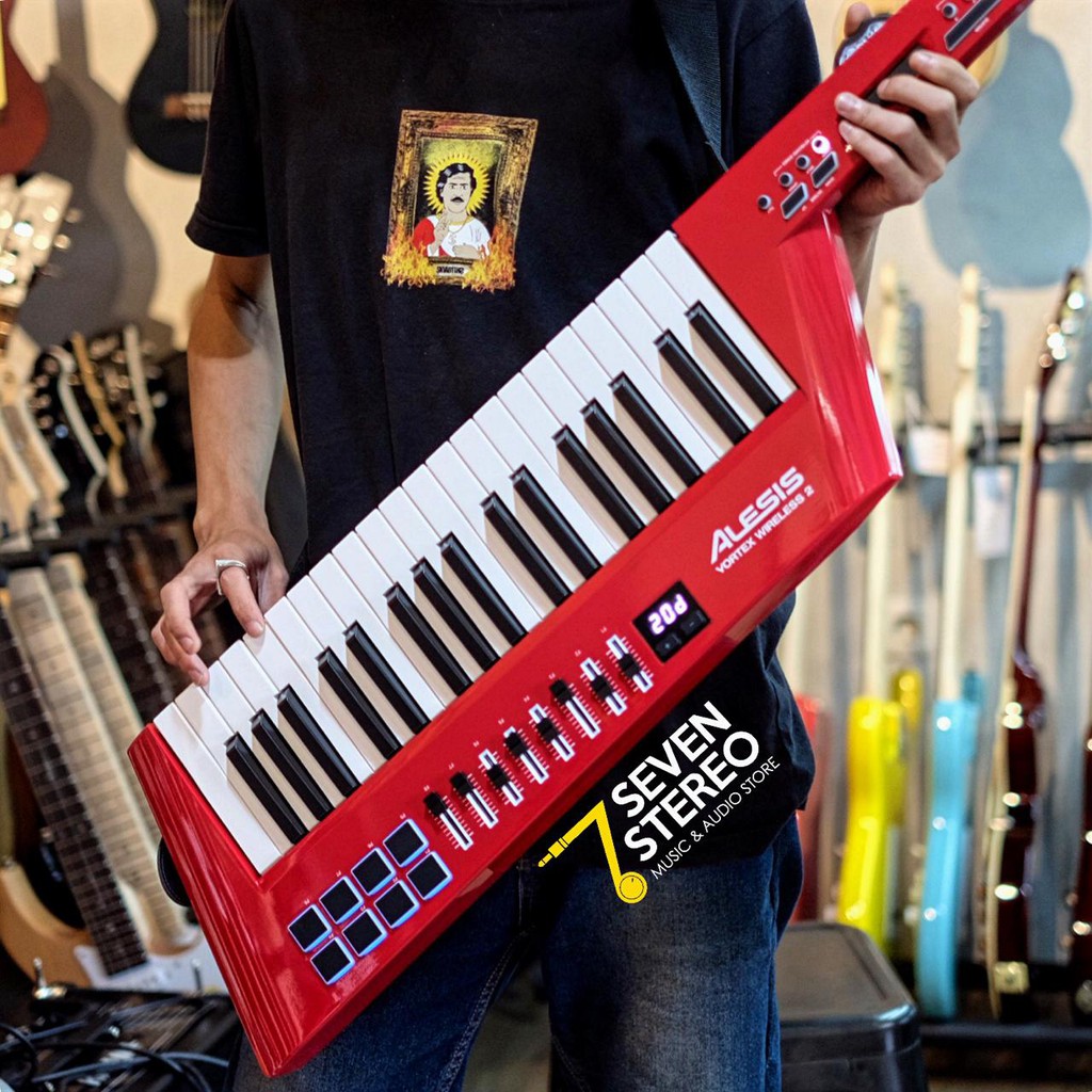 Alesis Vortex Wireless 2 Red Keytar Shopee Indonesia