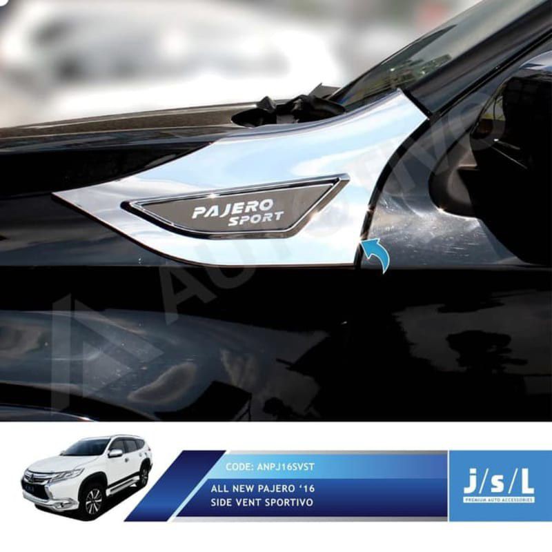 Side Vent samping all new Pajero 2016 Sportivo jsl