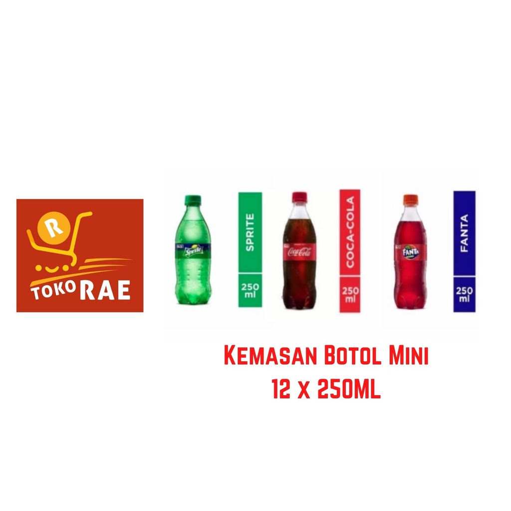 

Coca Cola Botol Mini Uk. 250ML 1 pack isi 12 Botol