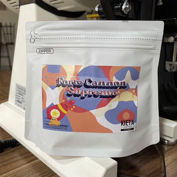 

vd201r Arabika Forte Cannon Supremo Espresso Blend 200Gr Full Import Beans - Biji Ds20X11