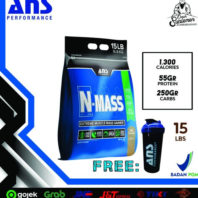 ANS N-Mass 15 lbs (Gainer High Carbo)