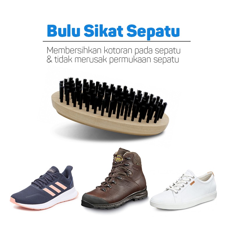 Bagus Sikat Sepatu Sikat Kayu Sikat Bulat Sikat Nilon Tipe 354