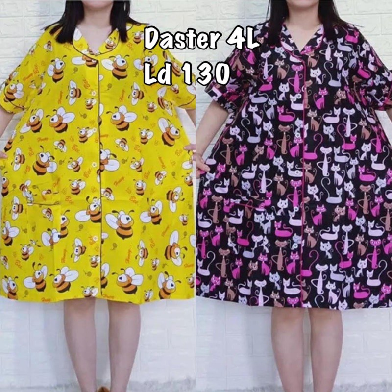 daster jumbo big size xxxl 4L ld130