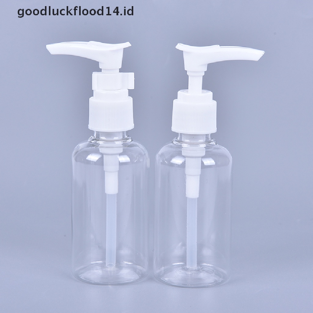 [OOID] 5PCS 75ml Plastic Press Pump Spray Lotion Bottles Cosmetic Sample Containers ID