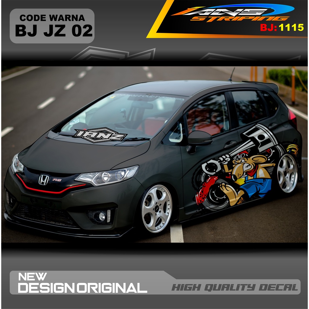 STICKER VARIASI MOBIL JAZZ / STIKER MOBIL BRIO / DECAL STIKER MOBIL SWIFT / STIKER MOBIL TOYOTA / DECAL STICKER MOBIL / STIKER YARIS AYLA