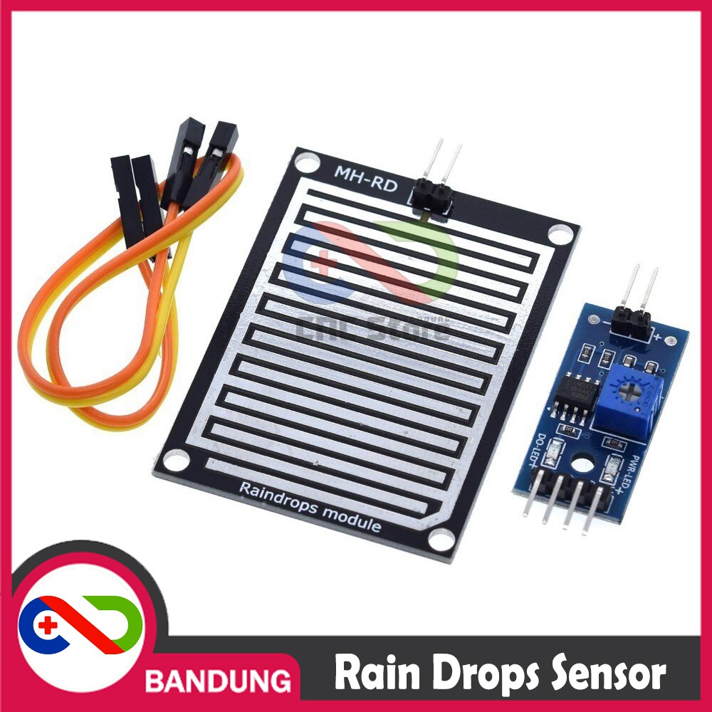 Jual RAINDROPS RAIN HUMIDITY DETECTION SENSOR AIR HUJAN MODULE ...