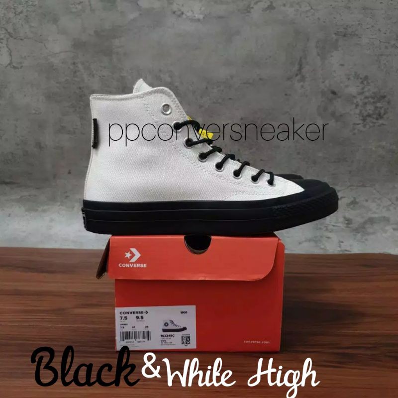 Sepatu Sneakers Pria Casual Keren Sepatu Sekolah Wanita Pria Sepatu Sekolah Hitam All Star Tinggi