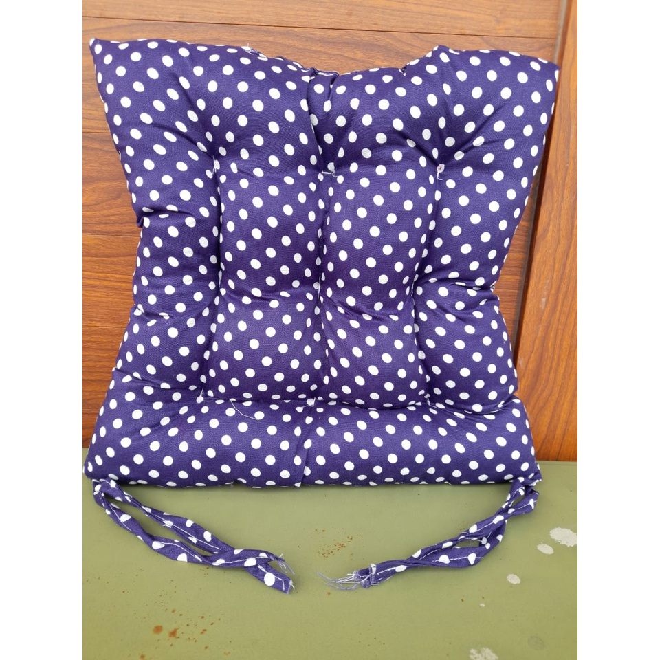 BANTAL KOTAK POLKADOT / BANTAL ALAS DUDUK BANTAL KURSI POLKADOT BANTAL