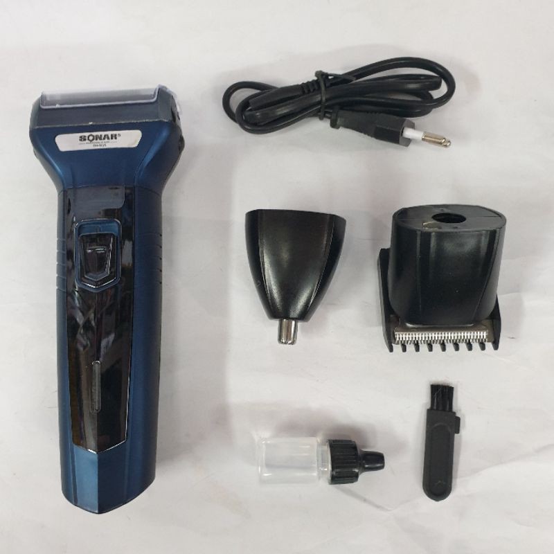 Cukuran rambut sonar 3in1 clipper shaver dan bulu hidung sn-6020 alat cukur kumis janggot murah