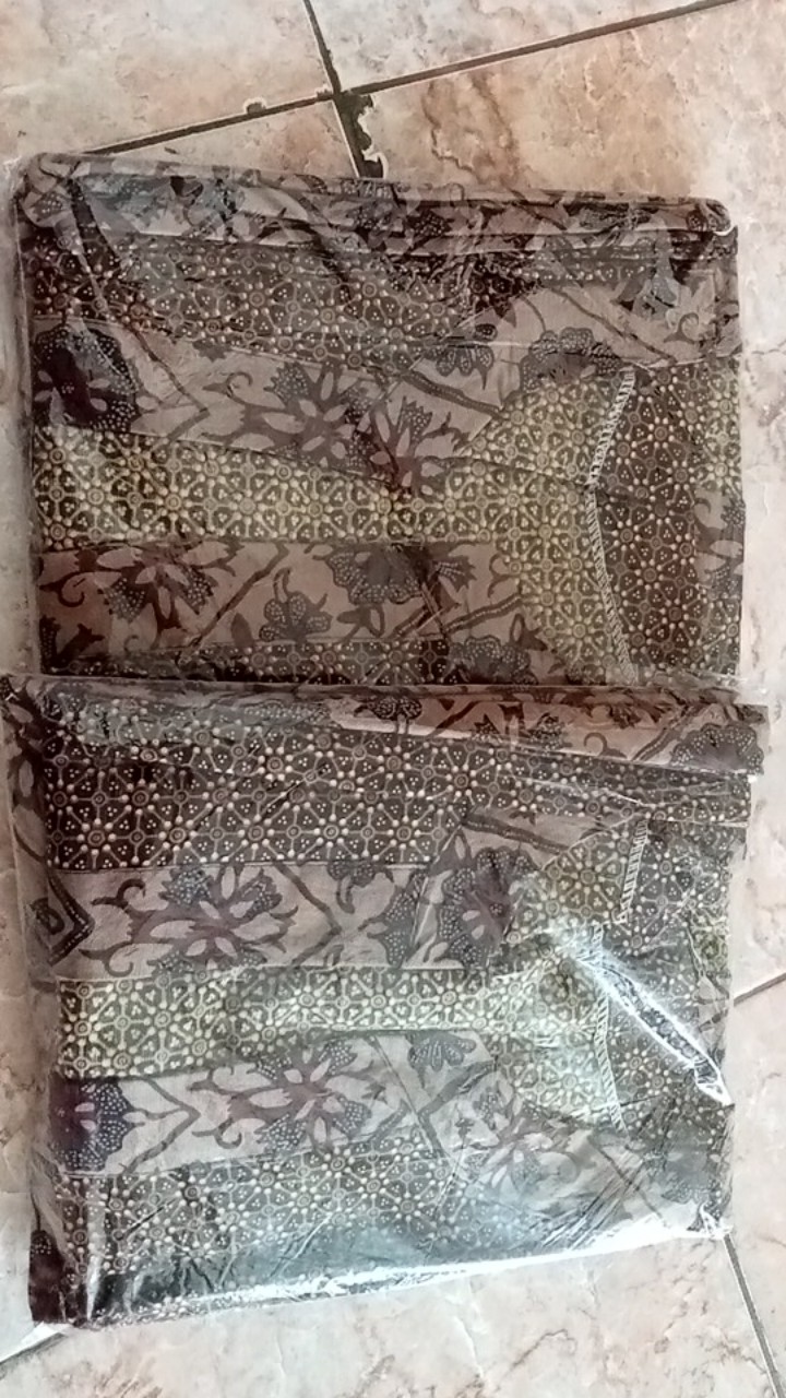 Gamis Bolero Genes 2in1 Lepasan Batik Modern Long Dress Muslim