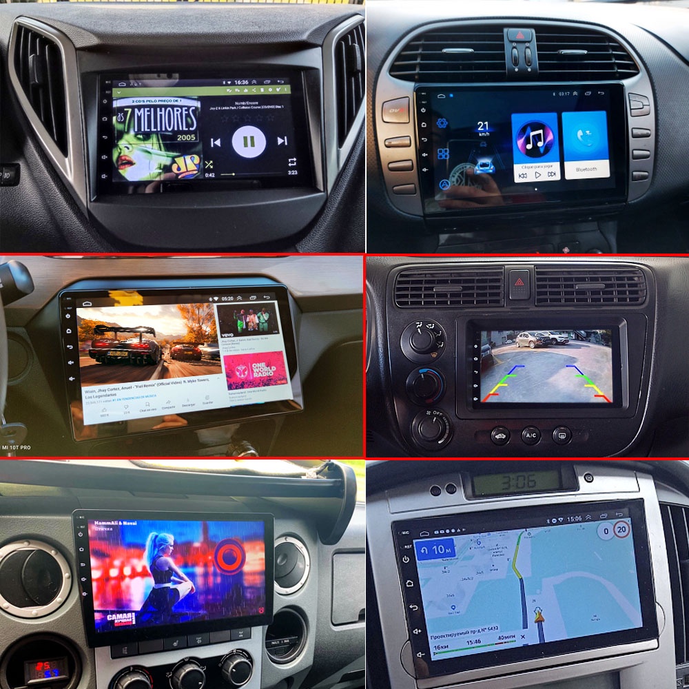 Car Navigasi 2G+32G Android 12 Head Unit For TOYOTA Daihatsu Mitsubishi HONDA SUZUKI Hyundai NISSAN 7/9/10 inch Touch Screen Stereo Radio 2Din Car Multimedia MP5 GPS Bluetooth WIFI Mirrorlink YOUTUBE-1