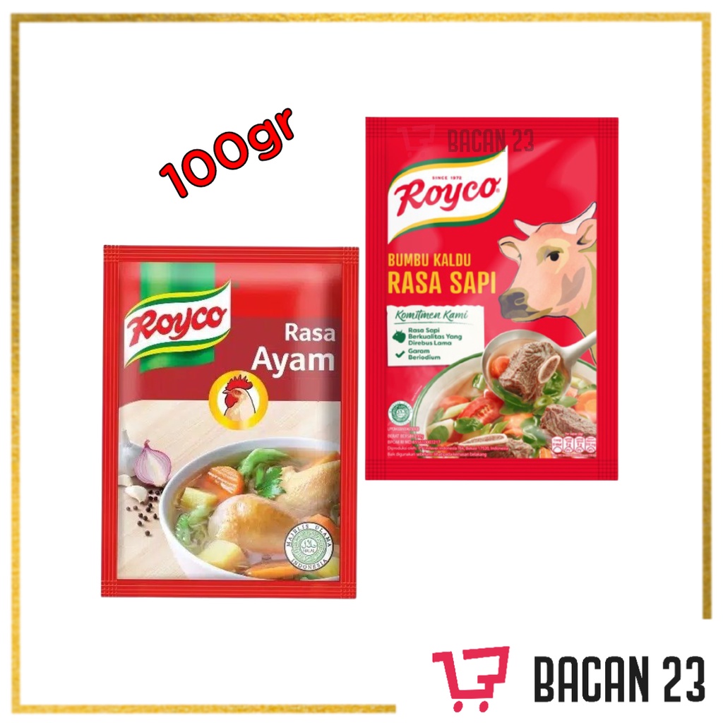 

Bumbu Royco Ayam & Sapi (100g) / Bumbu Dapur / Bacan 23 - Bacan23