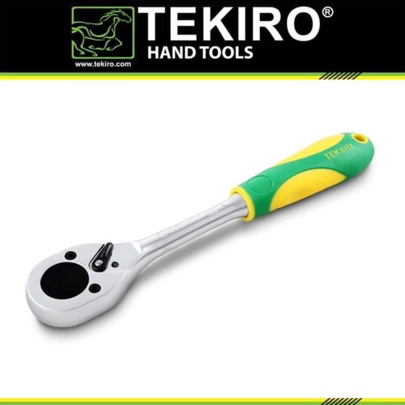 Jual TEKIRO 1/2 INCH RATCHET HANDLE 10 INCH GAGANG KARET / GAGANG