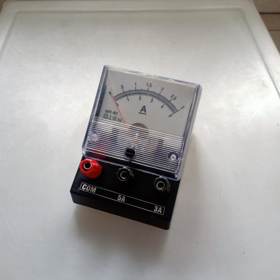 amperemeter ampere meter alat peraga