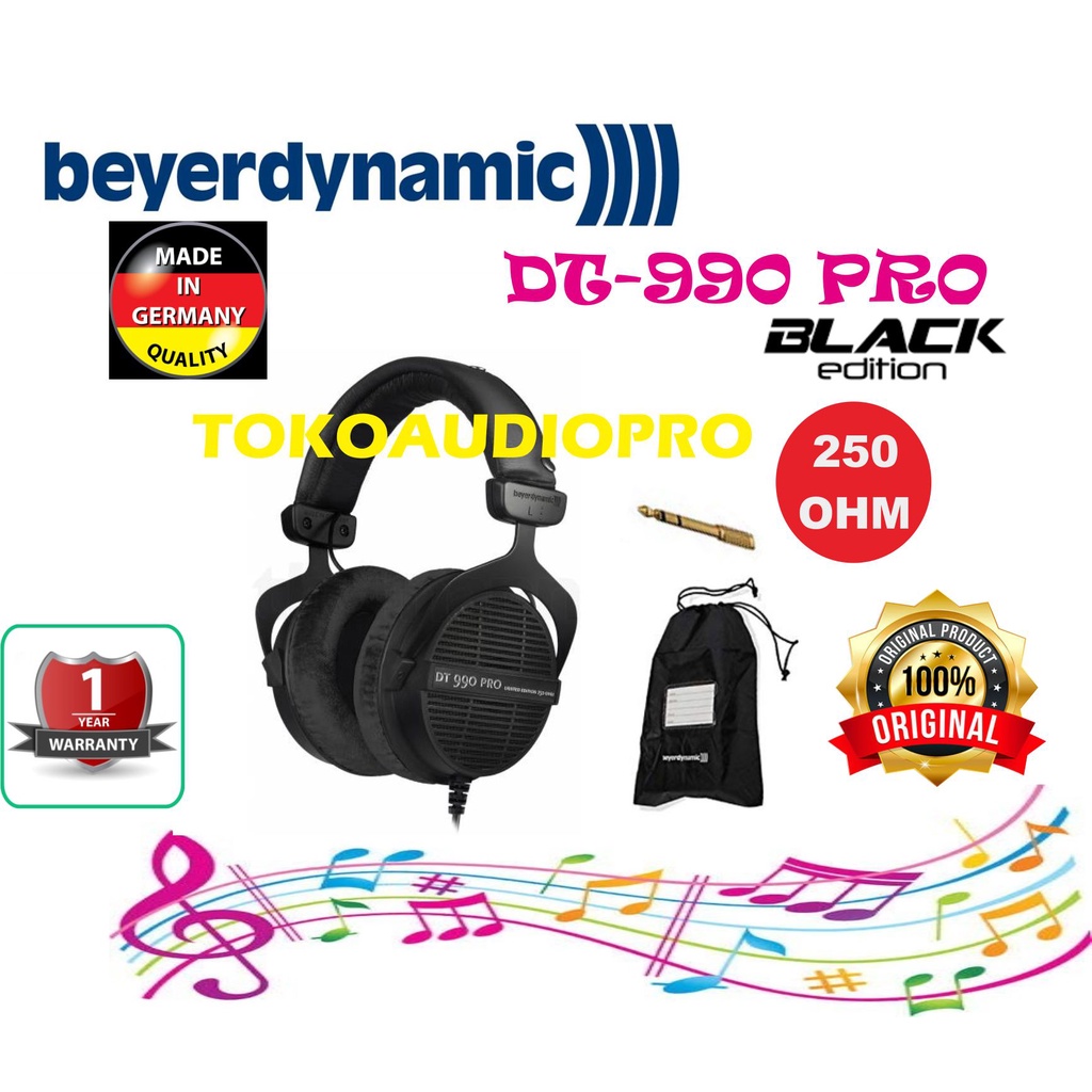 Jual Beyerdynamic DT990 Pro Black Limited Edition Studio Headphone ...