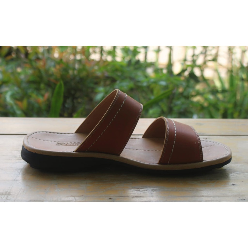 Sandal pria kulit asli Rasheda Gr 28