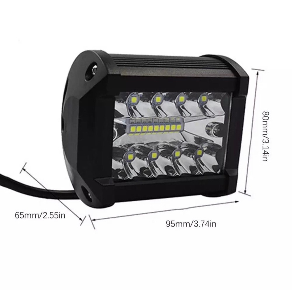 Lampu Sorot Tembak LED Bar CWL 20 Titik Mata 60 Watt Mobil Motor 60W 9 - 36 Volt 12V Worklight