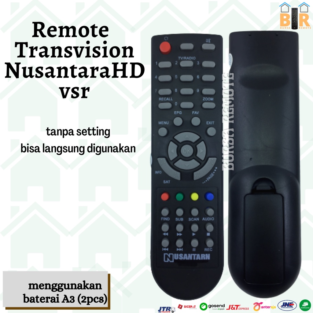 Remot / Remote Transvision Nusantara HD