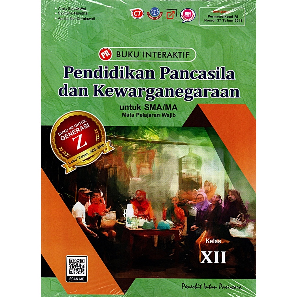 Gramedia Bali - SMA/MA PR Buku Interaktif Kl.12 Pendidikan Pancasila