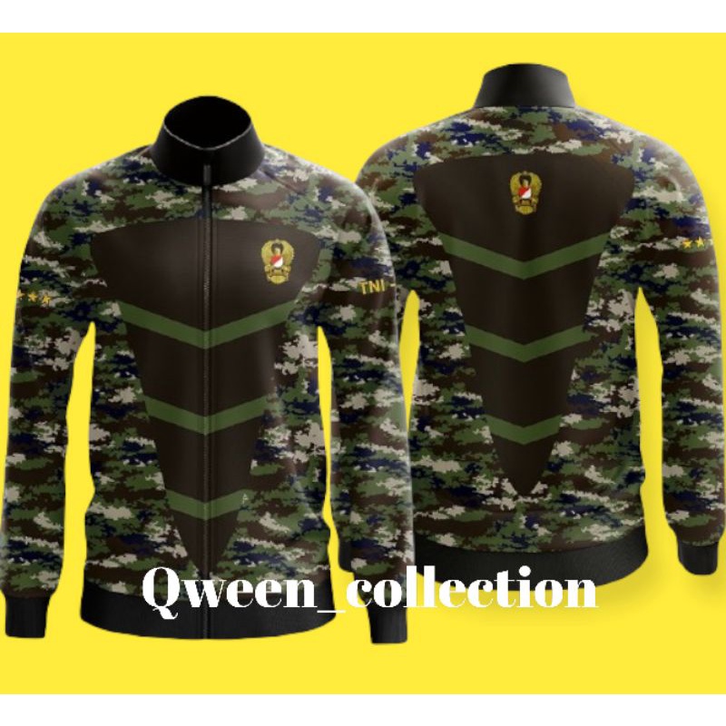 JAKET PRINT OLAHRAGA TNI AD LORENG KASAD NKRI