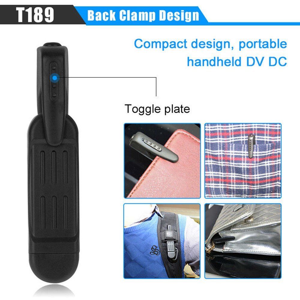 CCTV Kamera Pengintai Spy Camera Bentuk Pulpen Clip 1080P T189