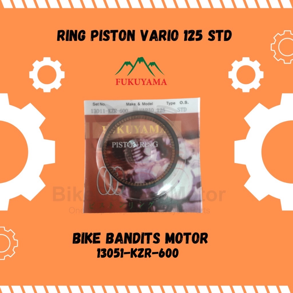 Ring Piston Vario 125 Fukuyama