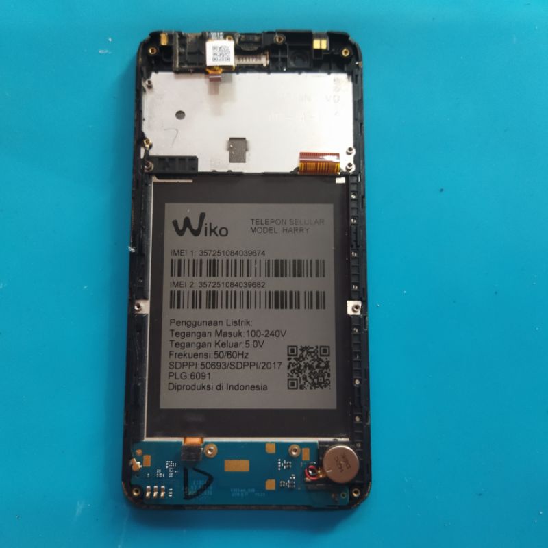lcd wiko harry original copotan