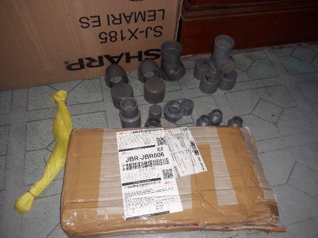 Tee 1.1/4 Inchi Trilliun - T Cabang Tiga Sambungan Paralon Pipa Pvc