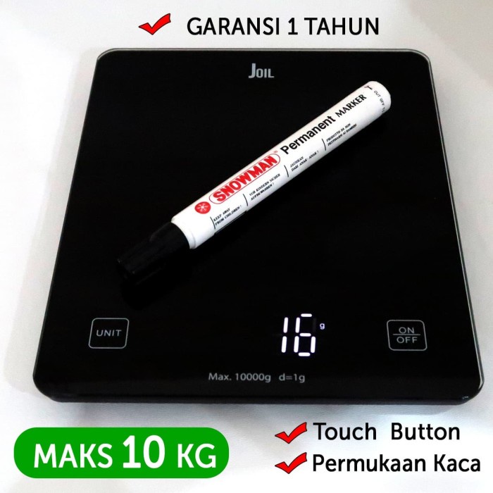 Timbangan Dapur Digital Water Charger Premium Terlaris Rechargeable 10kg V5W5 Usb Kotak Bumbu Kue Li