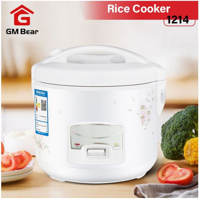 GM Bear Rice Cooker 1L- Alat Masak Penanak Nasi Multi Fungsi