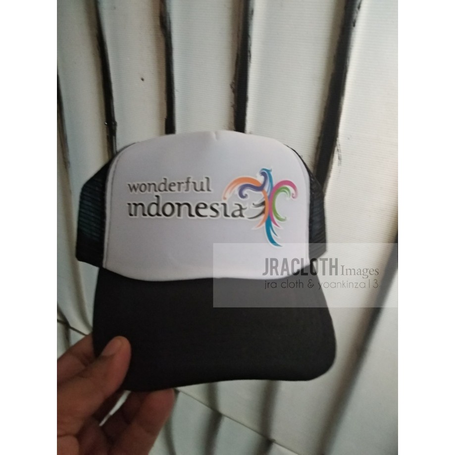 TOPI TRUCKER WONDERFUL INDONESIA INDAH