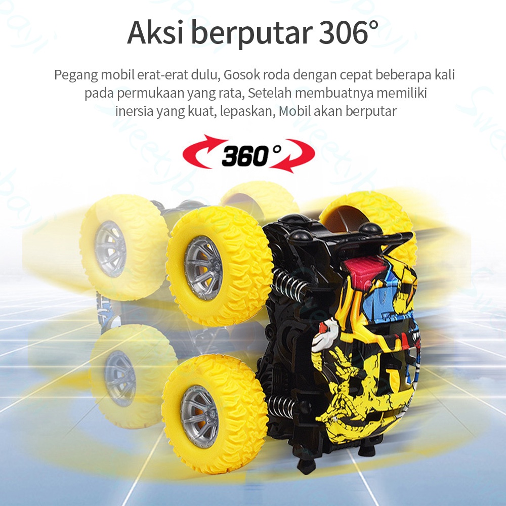 Sweetybayi Monster Zap Mainan Mobil Jip Off Road/Mobil anak