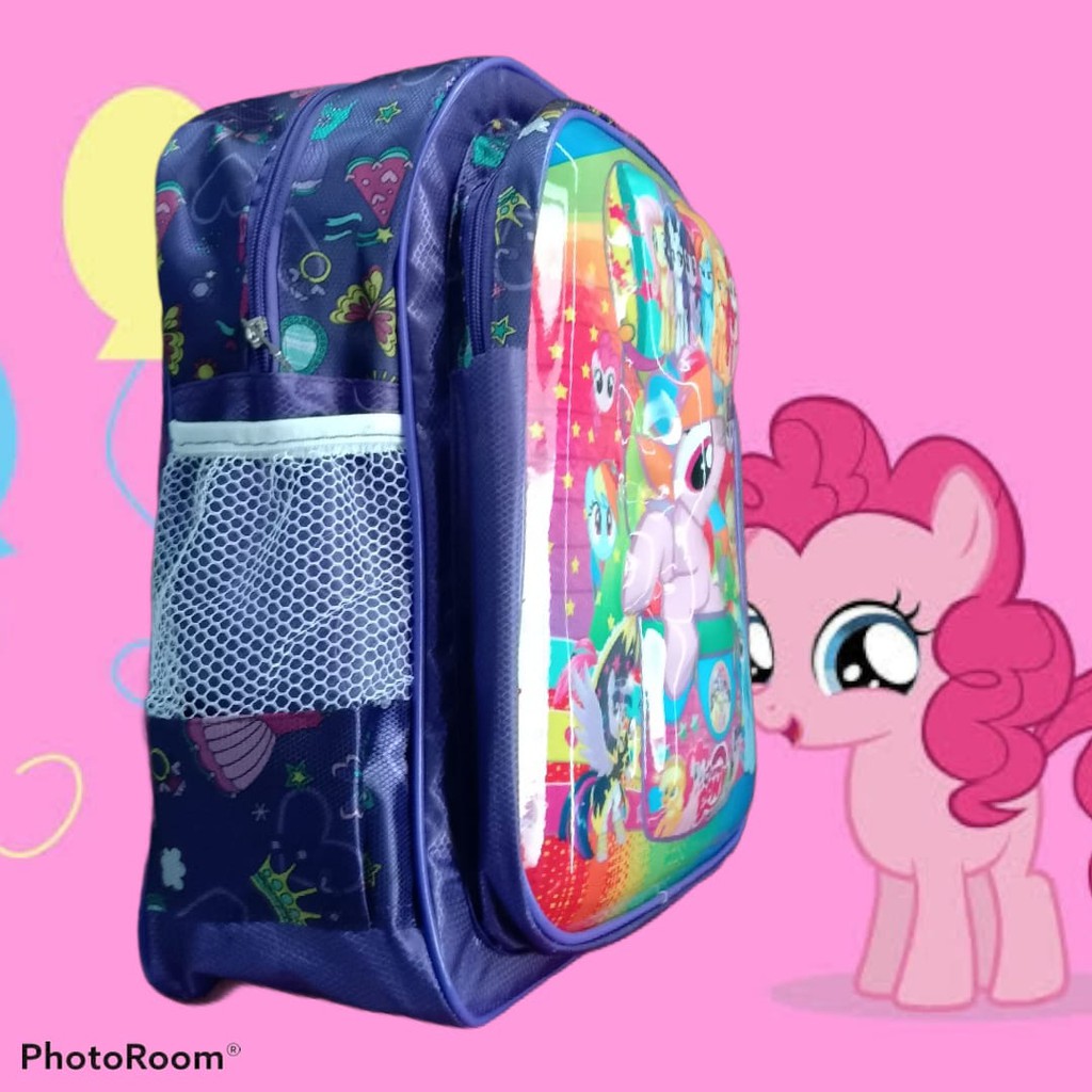 Tas Rangsel Sekolah Anak Perempuan Tk Lampu LED Kuda Ponny