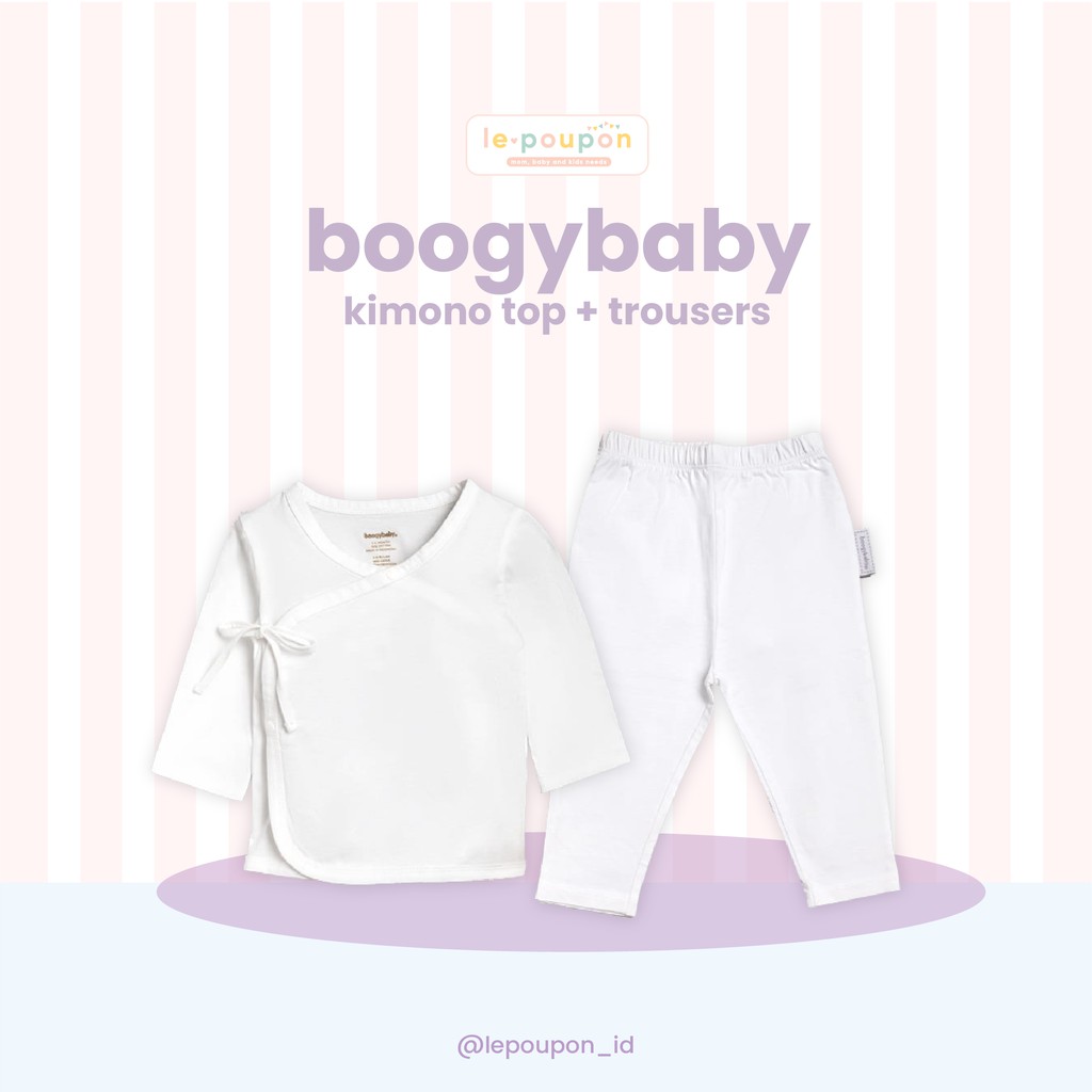 Jual Boogybaby Basic Cotton - Kimono 0-3 Bulan | Shopee Indonesia
