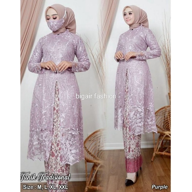 KEBAYA MODERN KEBAYA TUNIK TILLE SPIDER  KEBAYA TUNIK BUSUI  KEBAYA TRADISIONAL BY BA