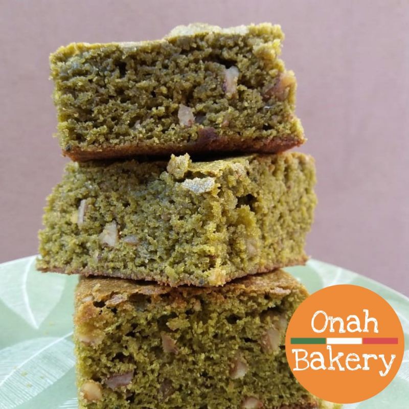 

Matcha Greentea Fudgy Brownies | Onah Bakery