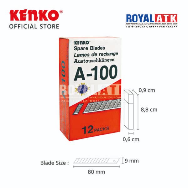 

ISI CUTTER KECIL A-100 KENKO