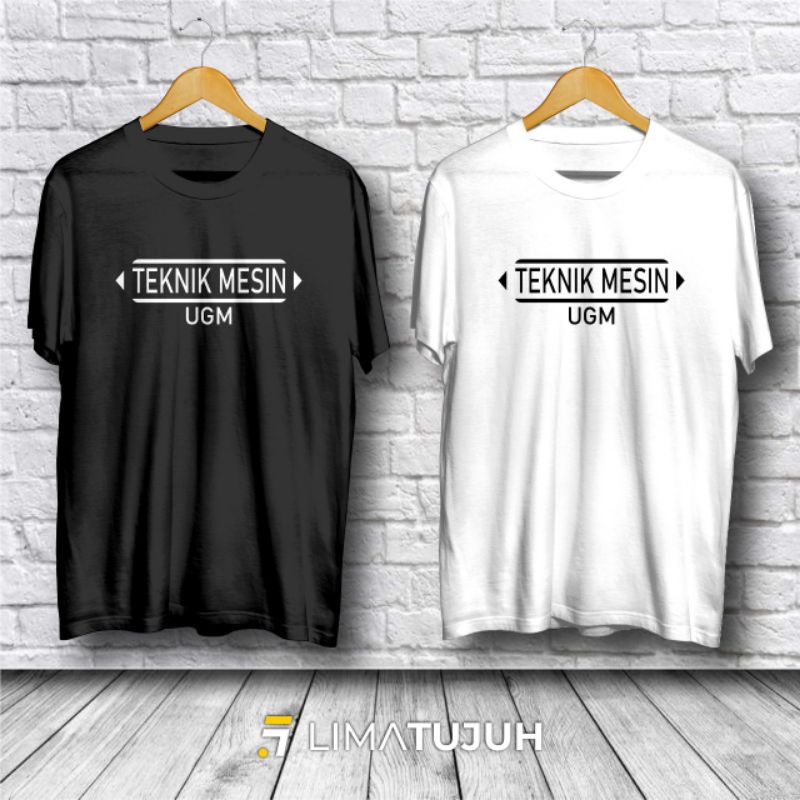 Kaos Baju Teknik Mesin UGM / Kaos Universitas UGM Bahan Premium