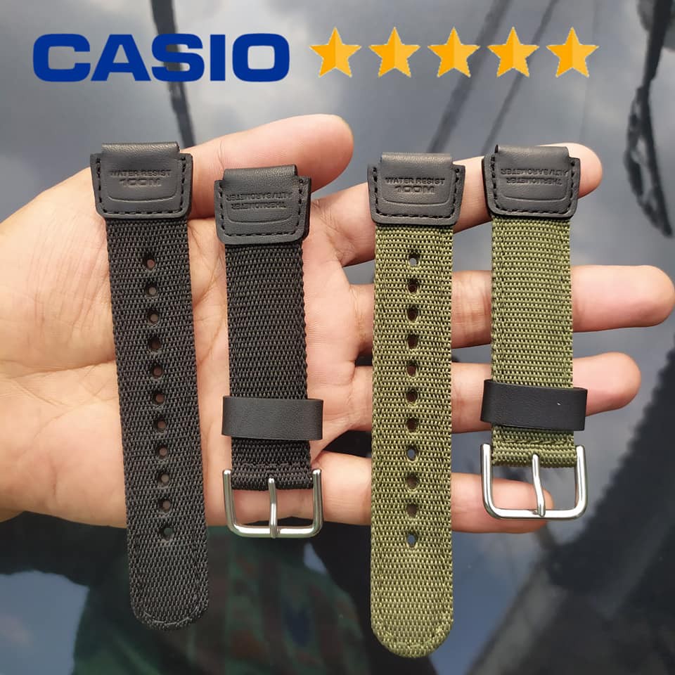 Strap nylon Tali jam Canvas Casio DW5300 DW5900 DW5000 DW6900 DW6600 G5600 Original OEM
