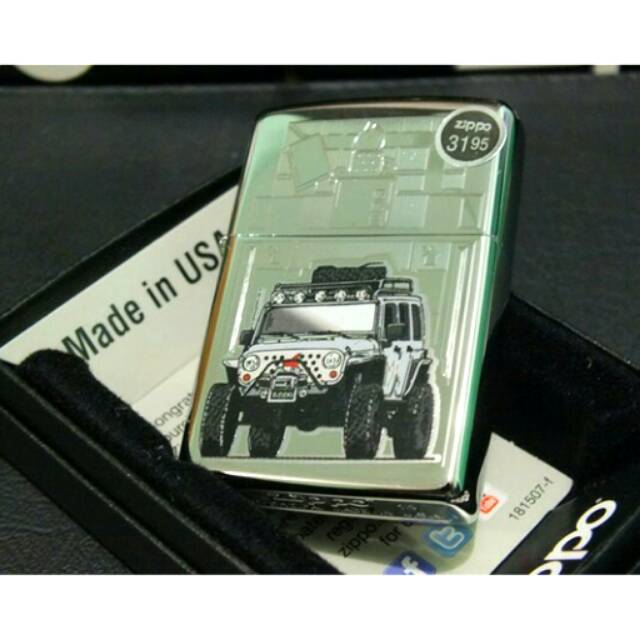 Original authentic USA zippo jeep wrangler special edition