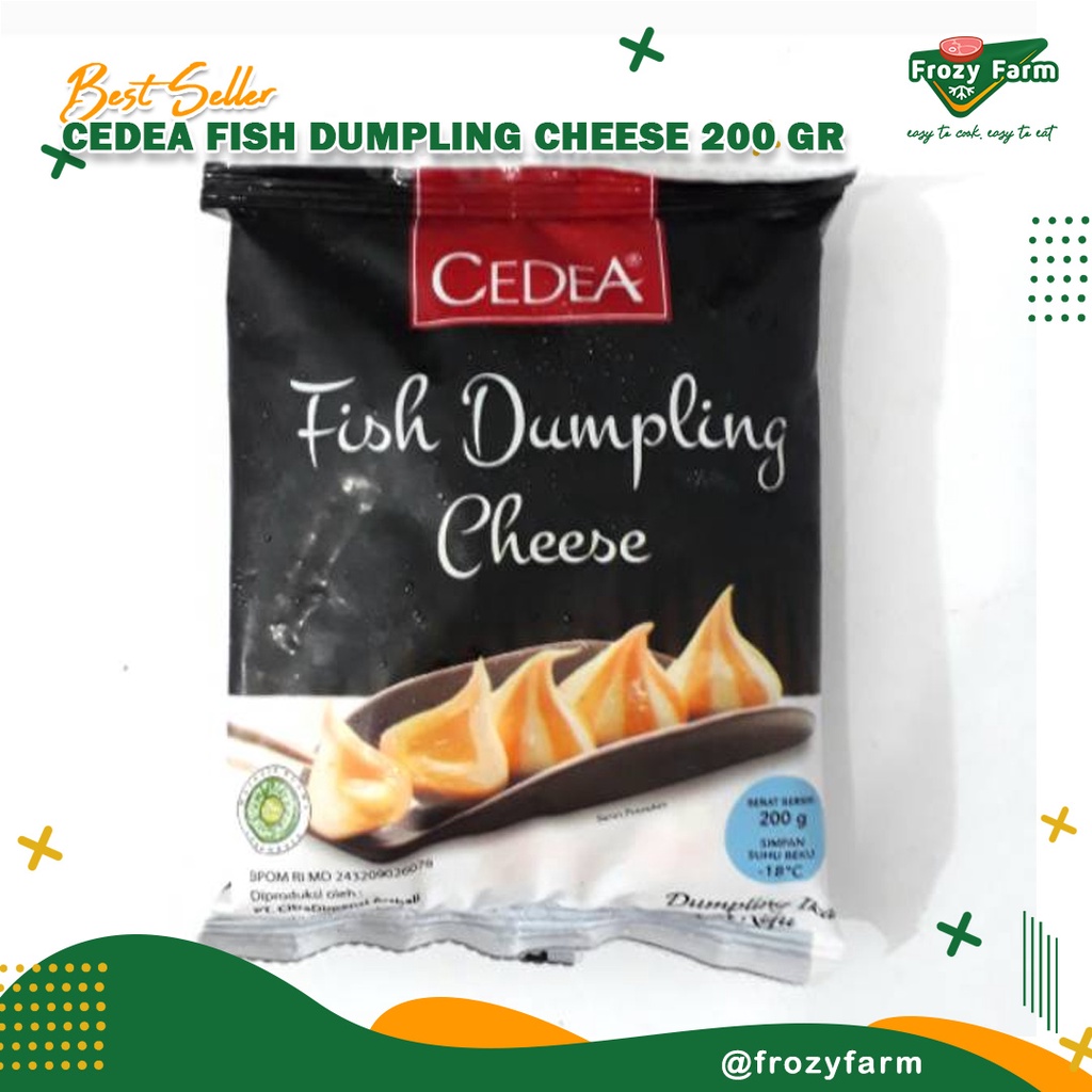 

Cedea Fish Dumpling Cheese 200 Gram