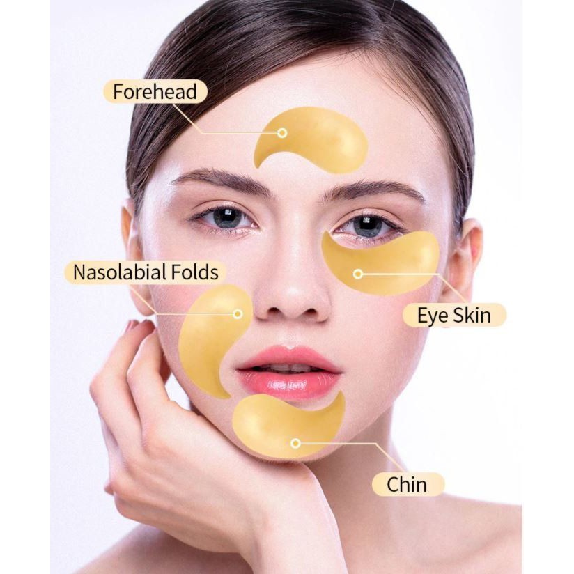 MASKER MATA COLLAGEN GOLD / COLLAGEN CRYSTAL EYE MASK TREATMENT MATA PANDA