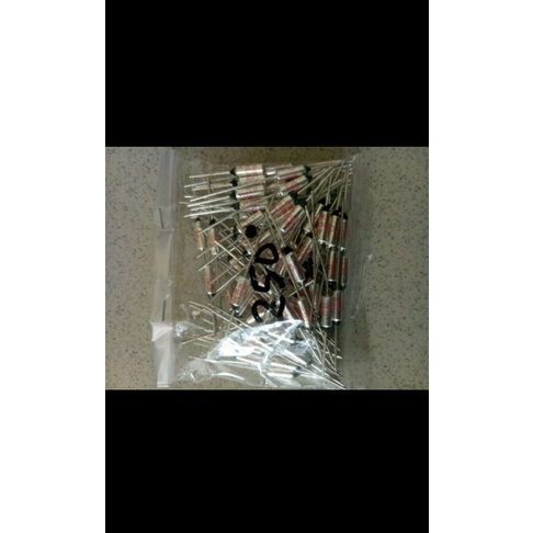 thermofuse 250derajat 10amper ac 250vol jual per/1pak isi 100pcs