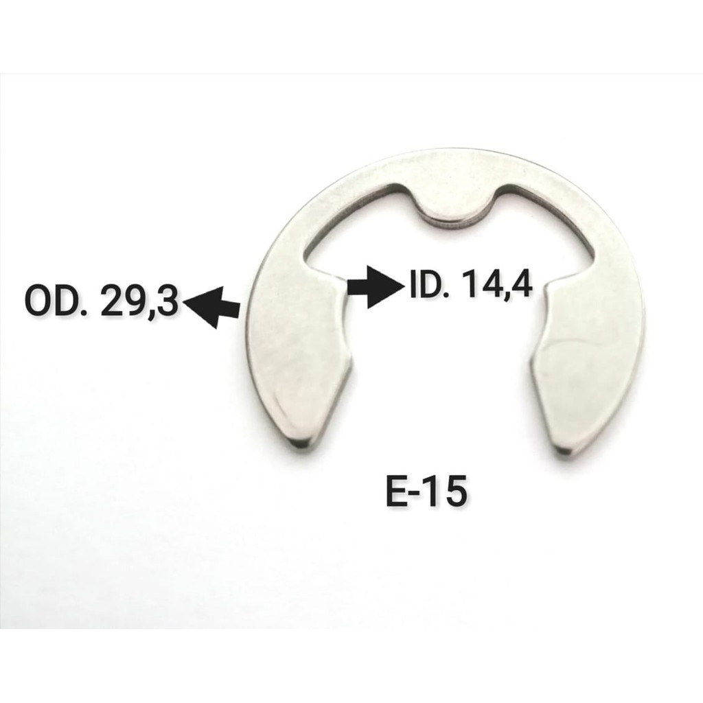 STAINLESS STEEL SNAP RING E-15